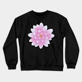 Lotus Single Flower Crewneck Sweatshirt